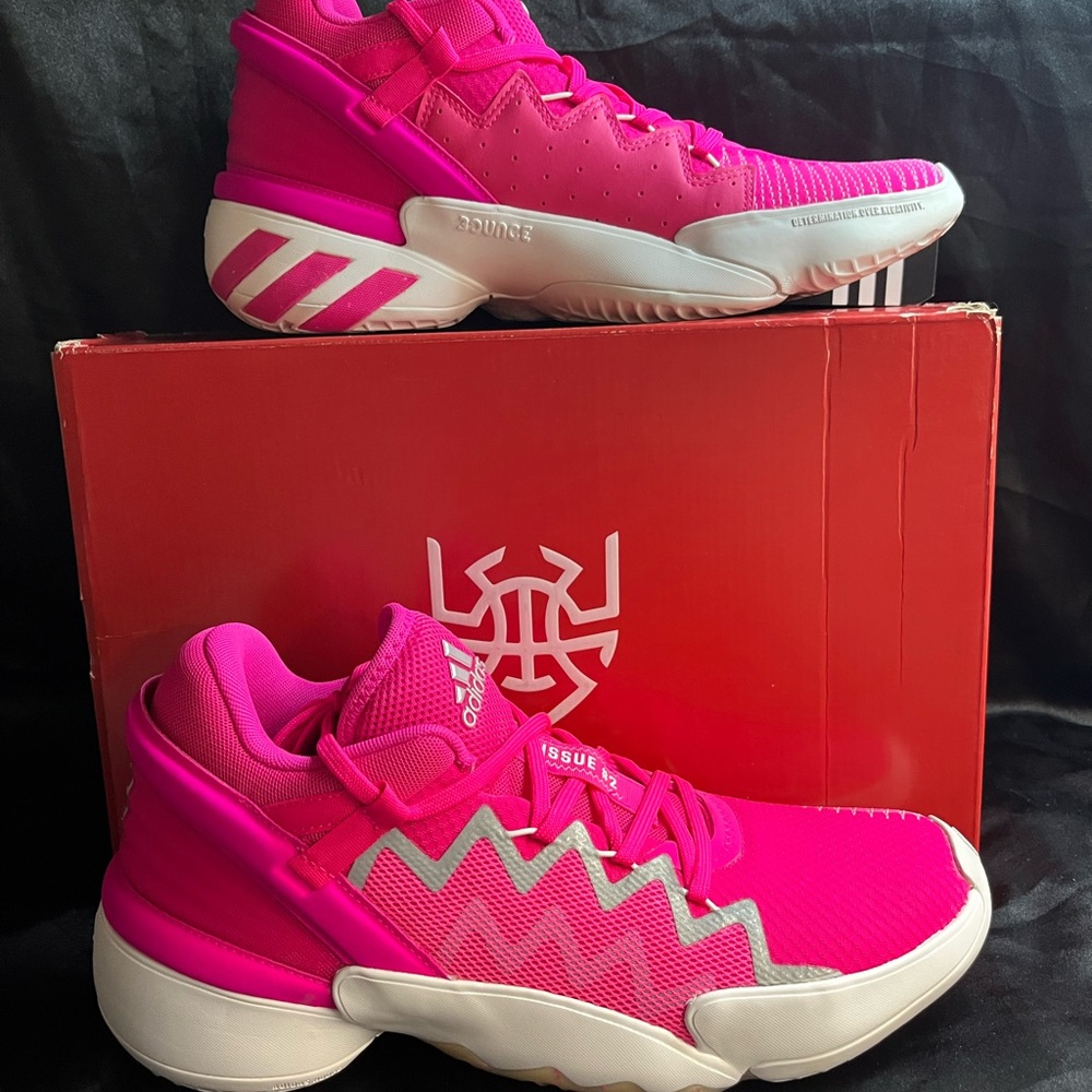SM D.O.N. Issue Adidas Pink Basketball Shoes